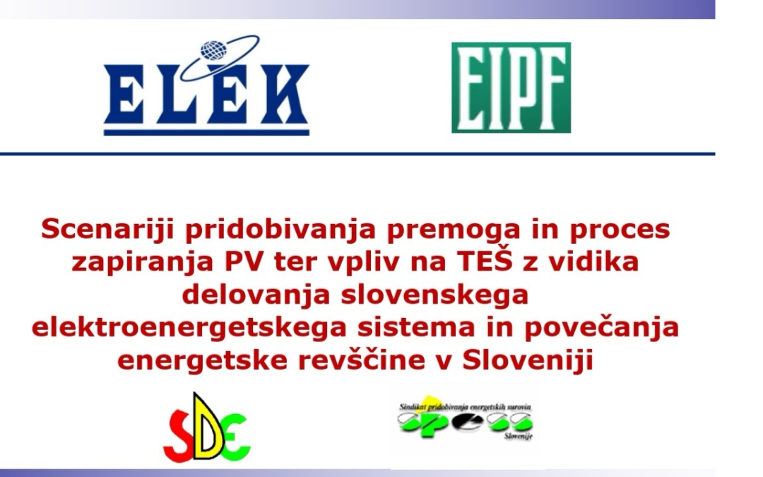 SCENARIJ ZAPIRANJA PREMOGOVNIH REGIJ